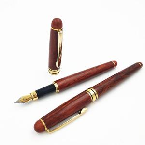 Red rosewood Yijin fountain pen boutique mahogany giveaway gift fountain pen