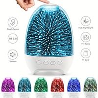 Wireless Night Light Wireless Speaker Touch Control Bedside Table Lamp 7-Color LED Portable Wireless Speakers Rechargeable Table Lamp Gift For Adult Teens Kids Boys And Girls Lightinthebox - thumbnail