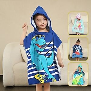 Baby Bath Towel Cape Children Mermaid Cute Bathrobe Hooded Beach Towel Swimming Pullover Can Wear Cape miniinthebox