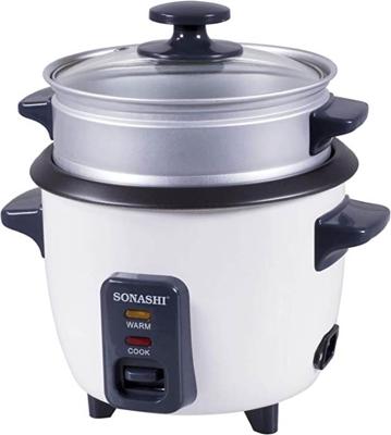 Sonashi 1.8 Liters Rice Cooker With Steamer, SRC-318