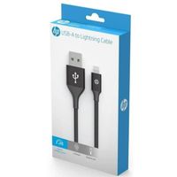 HP USB A to Lightning Cable Black -DHC-MF100-1M