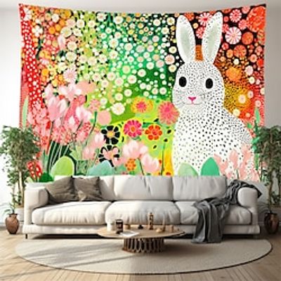 Fantasy Painting Bunny Hanging Tapestry Wall Art Large Tapestry Mural Decor Photograph Backdrop Blanket Curtain Home Bedroom Living Room Decoration Lightinthebox Fantasy Painting Bunny Hanging Tapestry Wall Art Large Tapestry Mural Decor Photograph Backdrop Blanket Curtain Home Bedroom Living Room Decoration Lightinthebox