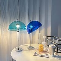 Table Lamp Creative Glass E26E27 3Color Modern Minimalist Bedside Table Lamp Bedroom Living Room Study Bedside Lamp Decorative Small Table Lamp Bedside Lamp 110-240V Lightinthebox - thumbnail