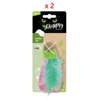 M-Pets Charmy Firefly Green Catnip Cat Toy Pack Of 2