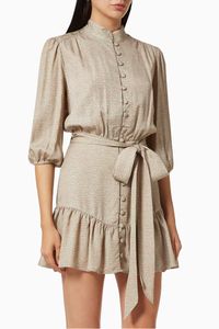Prowess Mini Dress in Viscose Blend