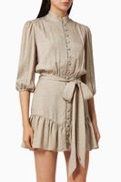 Prowess Mini Dress in Viscose Blend - thumbnail