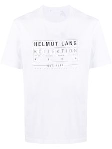 Helmut Lang logo T-shirt - White