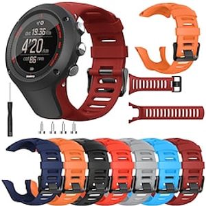 Watch Band for Suunto Ambit 3S 3R 3P 2S 2R 3 2 1 Peak Sport Run Silicone Replacement  Strap Elastic Breathable Sport Band Wristband miniinthebox