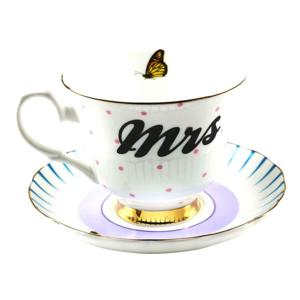 Yvonne Ellen Teacup & Saucer Mrs