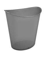 Sterilite 3 Gallon Oval Wastebasket Grey