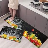 Fruits Area Rug Kitchen Mat Non-Slip Oil Proof Floor Mat Livingroom Rug Indoor Outdoor Mat Bedroom Decor Bathroom Mat Entrance Rug Door Mat Lightinthebox