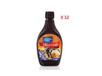 American Garden Chocolate Syrup 12 x 24 oz