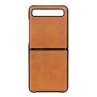 Case For Samsung Galaxy Z Flip Ultra-thin Back Cover Solid Colored Cow Pattern Leather / TPU Case For Samsung Galaxy Z Flip miniinthebox - thumbnail