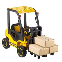 Megastar - Ride-on 12V Forklifter with 2 Seats - Yellow - thumbnail