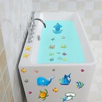 1pcs Anti-Slip Cartoon Wall Sticker Adhesive Stickers Cartoon Stickers Baby Bath tub Infant tub Bathtub Decorative Sticker Shower Stickers Bathroom Anti-Skid Stickers Non-Slip PVC. Lightinthebox - thumbnail
