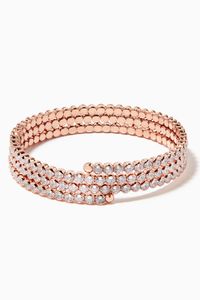 Round Coil Triple Wrap Bracelet