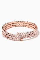 Round Coil Triple Wrap Bracelet - thumbnail