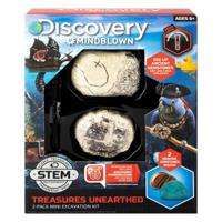 Discovery Mindblown Treasure Unearthed Mini Excavation Kit (Pack Of 2)