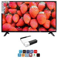 Ikon 40 Inch HD LED TV Black - IK-E40DM With Ikon UHD 4K Smart Player - IK-R8-3 - UAE Delivery Only