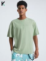 BASICS Men Casual Cotton Plain Super Soft T-Shirt - thumbnail