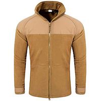 tactical soft shell fleece winter warm men jacket military sportswear army fleece thermal jacket Lightinthebox - thumbnail