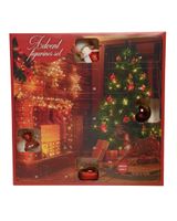 Homesmiths Christmas Advent Calendar Glass Classic L38.5 x W38.5 x H5.5 cm
