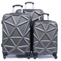 PARA JOHN PJTR3126G MATRIX 3 Pcs Trolley Luggage Set, DARK GREY