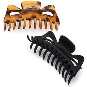 2pcs Women's Hair Claws Hair Clip For Flower Classic Plastic Mixed Color Lightinthebox