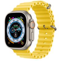 Apple Watch Ultra Titanium case 49mm Yellow Ocean Band GPS+CELL-11456886