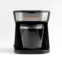 LEPRESSO COFFEE MAKER WITH TRAVELLING MUG 450W - BLACK