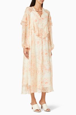 Printed Frill Dress Printed Frill Dress