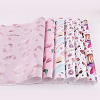 12pcs Diy Gift Wrapping Kit For Valentine's Day Decorations 5070cm (each pattern 1pc) Lightinthebox - thumbnail