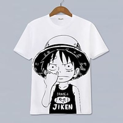 One Piece Cosplay T-shirt Cartoon Manga Print Graphic T-shirt For Men's Women's Unisex Adults' 3D Print 100% Polyester Party Festival miniinthebox One Piece Cosplay T-shirt Cartoon Manga Print Graphic T-shirt For Men's Women's Unisex Adults' 3D Print 100% Polyester Party Festival miniinthebox