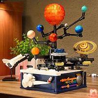 Solar System Puzzle Building Blocks Toys Educational Toy For Boy Primary School Birthday Gift Educational Model Lightinthebox - thumbnail