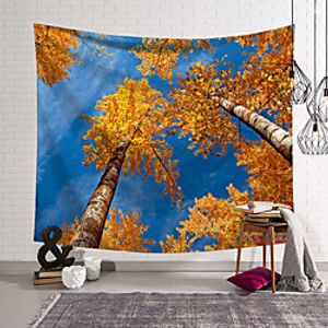 Tree Forest Wall Tapestry Art Decor Blanket Curtain Hanging Home Bedroom Living Room Decoration Polyester Lightinthebox