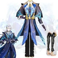 Inspired by Genshin Impact Neuvillette Anime Cosplay Costumes Japanese Halloween Cosplay Suits Long Sleeve Costume For Men's Lightinthebox - thumbnail
