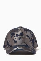 EA Logo Plaque Camo Baseball Cap in Twill EA Logo Plaque Camo Baseball Cap in Twill