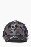 EA Logo Plaque Camo Baseball Cap in Twill - thumbnail