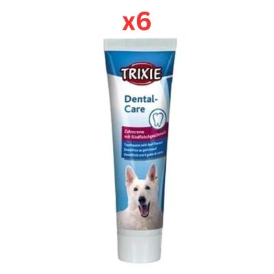 Trixie Toothpaste with Beef Flavour for Dogs 100g (Pack of 6)