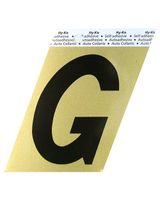 Hy-Ko 3-1/2 Inches Aluminum Adhesive Letter G Hy-Ko 3-1/2 Inches Aluminum Adhesive Letter G