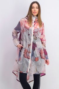 Womens Floral Jacket Impulse  Pink//Onyx White Coat