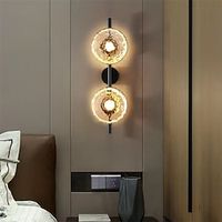LED Indoor Wall Light Glass 1/2 Lights Indoor Modern Simple LED Wall Lamp Silicone Wall Lamp is Applicable to Bedroom Living room Bathroom Corridor Warm White 110-240V miniinthebox - thumbnail