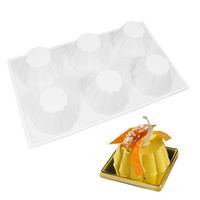 6 Flowers Silicone Mousse Mold Cake Fondant Mould Cookies Chocolate Molds Pan DIY Baking Decorating