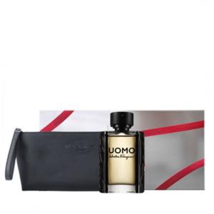 Salvatore Ferragamo Uomo (M) Set Edt 100Ml + Travel Pouch