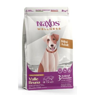 Naxos Adult Mini Natural Beef, Buffalo & Lamb Dog Food - 2kg