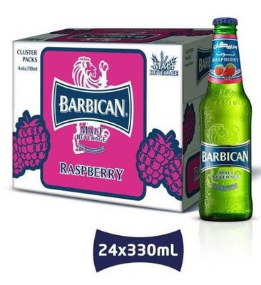Barbican Raspberry Malt Beverage 330ml Pack of 24