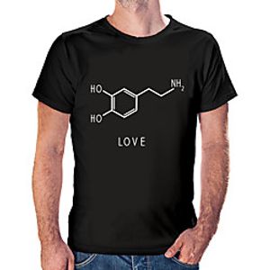 Men's Unisex Tee T shirt Hot Stamping Graphic Prints Letter Plus Size Print Short Sleeve Casual Tops Cotton Basic Fashion Designer Big and Tall White Black Wine miniinthebox
