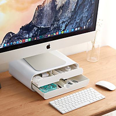 Monitor Raised Racks Computer Raised Racks Desktop Storage Racks Office Desktop Computer Raised Racks Lightinthebox