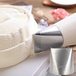 Extra Large Stainless Steel Nozzle Icing Piping Nozzles For Cakes Decoarting Tools Confectionery Pastry Tips Cake Tools miniinthebox