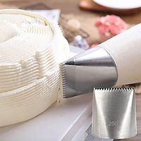 Extra Large Stainless Steel Nozzle Icing Piping Nozzles For Cakes Decoarting Tools Confectionery Pastry Tips Cake Tools miniinthebox - thumbnail